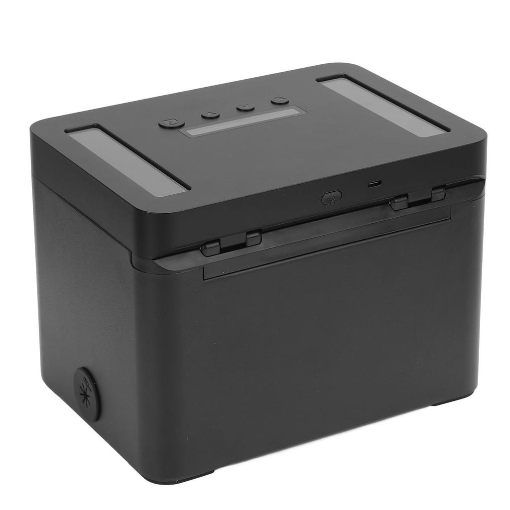 Ящик для хранения телефона с замком и таймером из алюминиевого сплава для изучения управления временем M черный