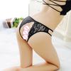 Sexy G-string T Panties Female Underwear Lace Thongs Women's Pants Sexy Pearl Panties Erotic  Women Crotchless Panties Plus Size