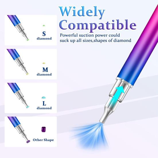 Алмазная художественная ручка без воска, электрическая алмазная художественная ручка, вакуумная алмазная ручка с питанием от USB