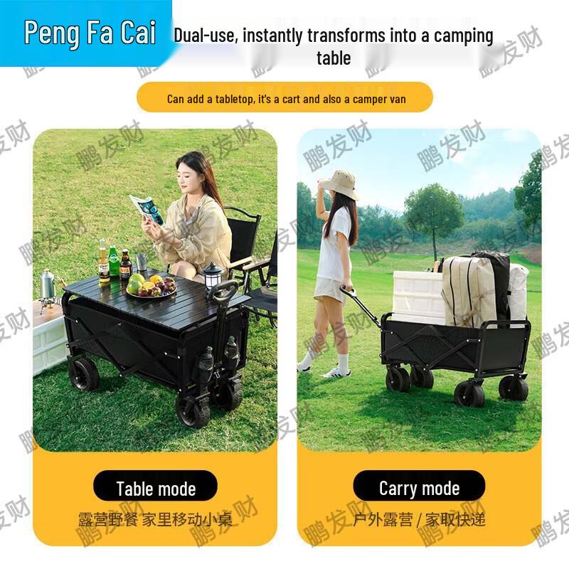 Heavy-Duty Outdoor Camping Wagon