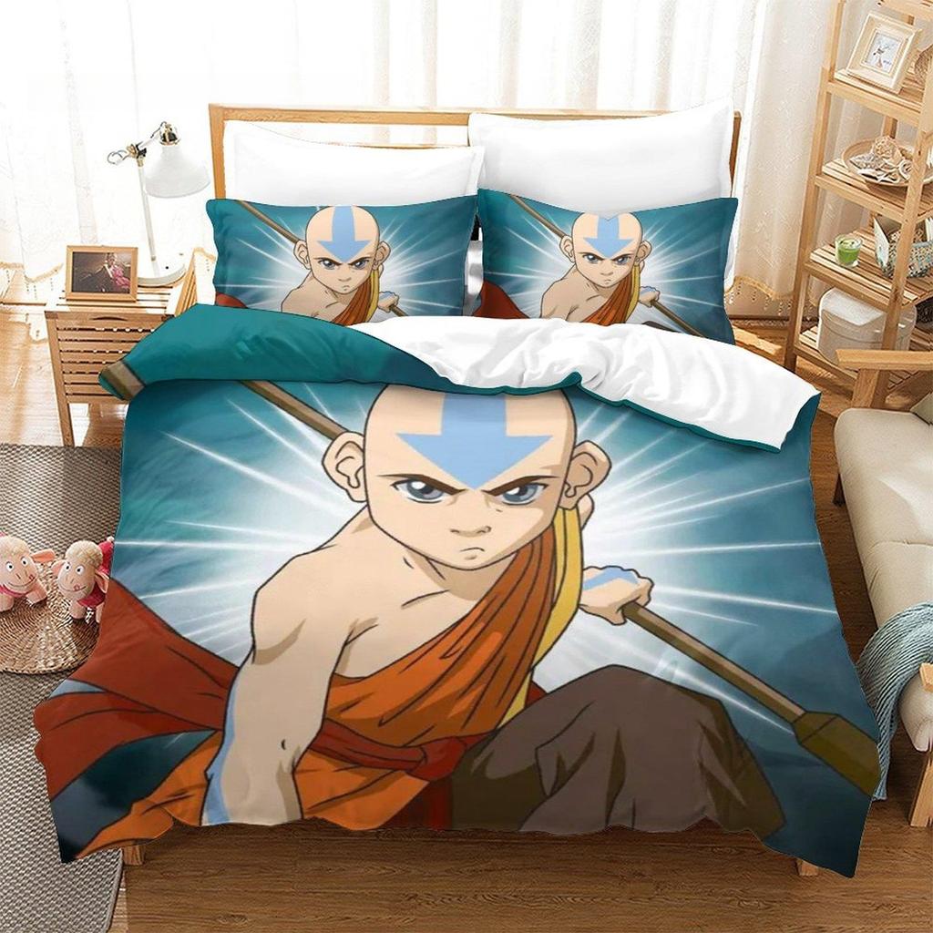 New Avatar: The Last Airbender Bedding Set Single Twin Full Queen King Size Bed Set Adult Bedroom Duvet Cover Sets Home Textile