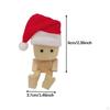 Shaking Feet Wooden Doll Ornament Auto Accessories for Home Decor