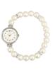 [Follow] Watch Fragola Pearl Bracelet Watch N06618A-5 SV Women's White