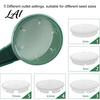 Ergonomic Plastic Dibber Seeds Dispenser Handheld with 5 Sower Garden Seeder Dial Settings Sowing Kit Dibber