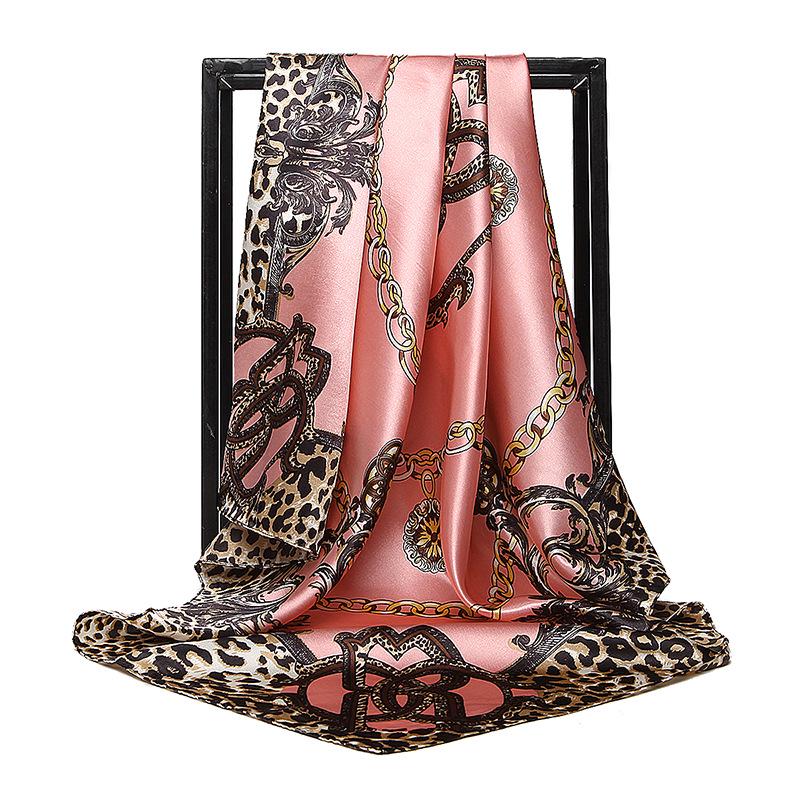 Vogue Foulard Satin Square Silk Scarf Scarfs High Quality 1PC 90*90cm Shawl Scarves Elegant Popular Women