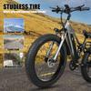 CMACEWHEEL TP26 Electric Bicycle 48V17AH Lithium Battery Adult Riding Electric Bike 26*4 inch Fat Tire Mountain Snow E-bike