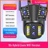 Three-Lens 360° Mobile Camera with Remote Monitoring & Intelligent Human-Shape Tracking