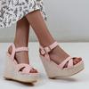 Fashion Wedge Summer Sandals Shoes For Women Fashion Heels Gladiator Sandal Platform Casual Party Shoes Female Flip Flops Large Size 44
