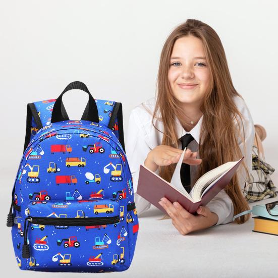 Мини-рюкзак для малышей, большая вместимость, застежка-молния, можно стирать в машине, не выцветает, детский рюкзак, многоцелевая школьная сумка