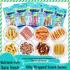 Colorful 100g Pet Snacks: Sushi Sandwich Wraps for Teeth Cleaning & Shiny Coat.