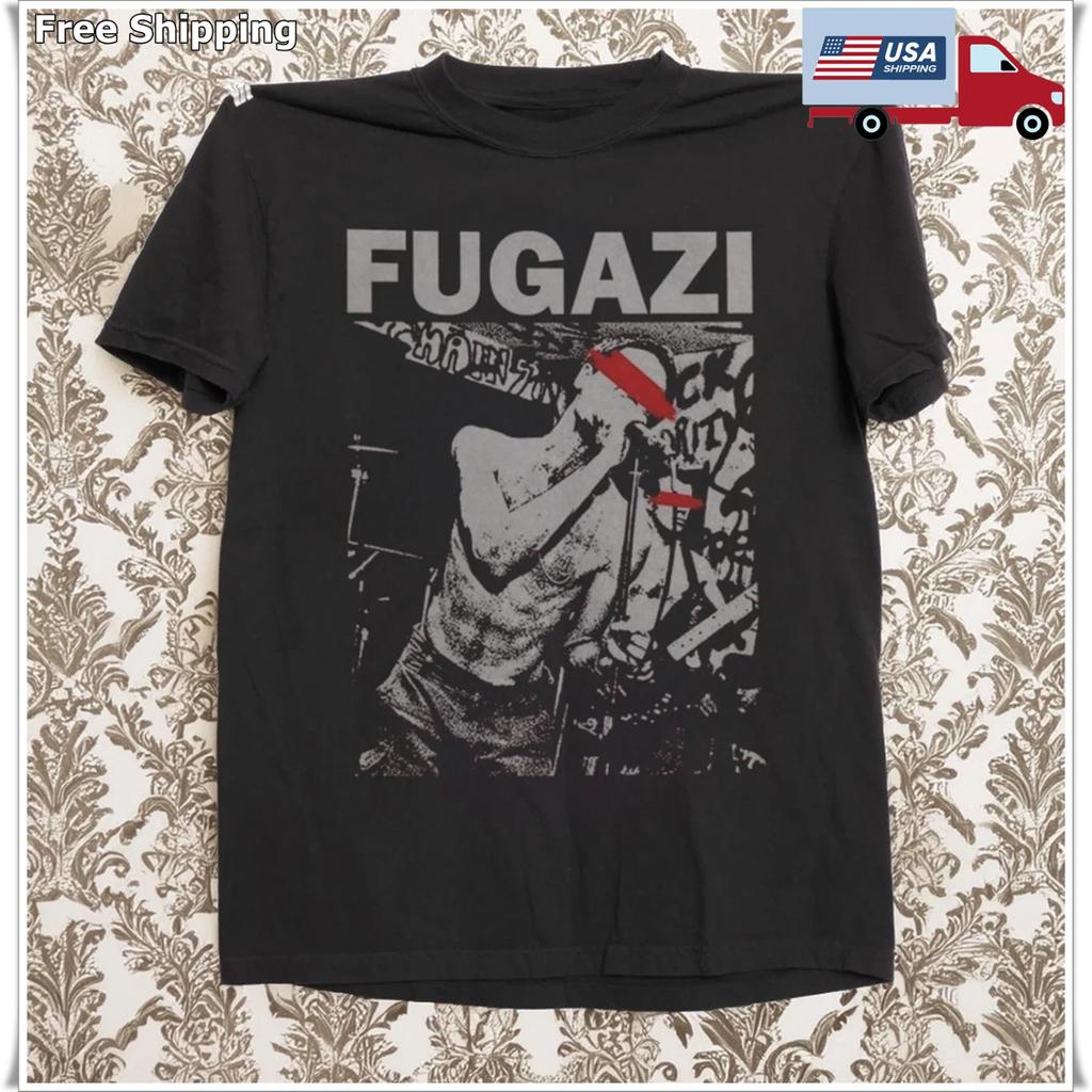 Fugazi Band Tshirt, Fugazi Retro Style Tshirt