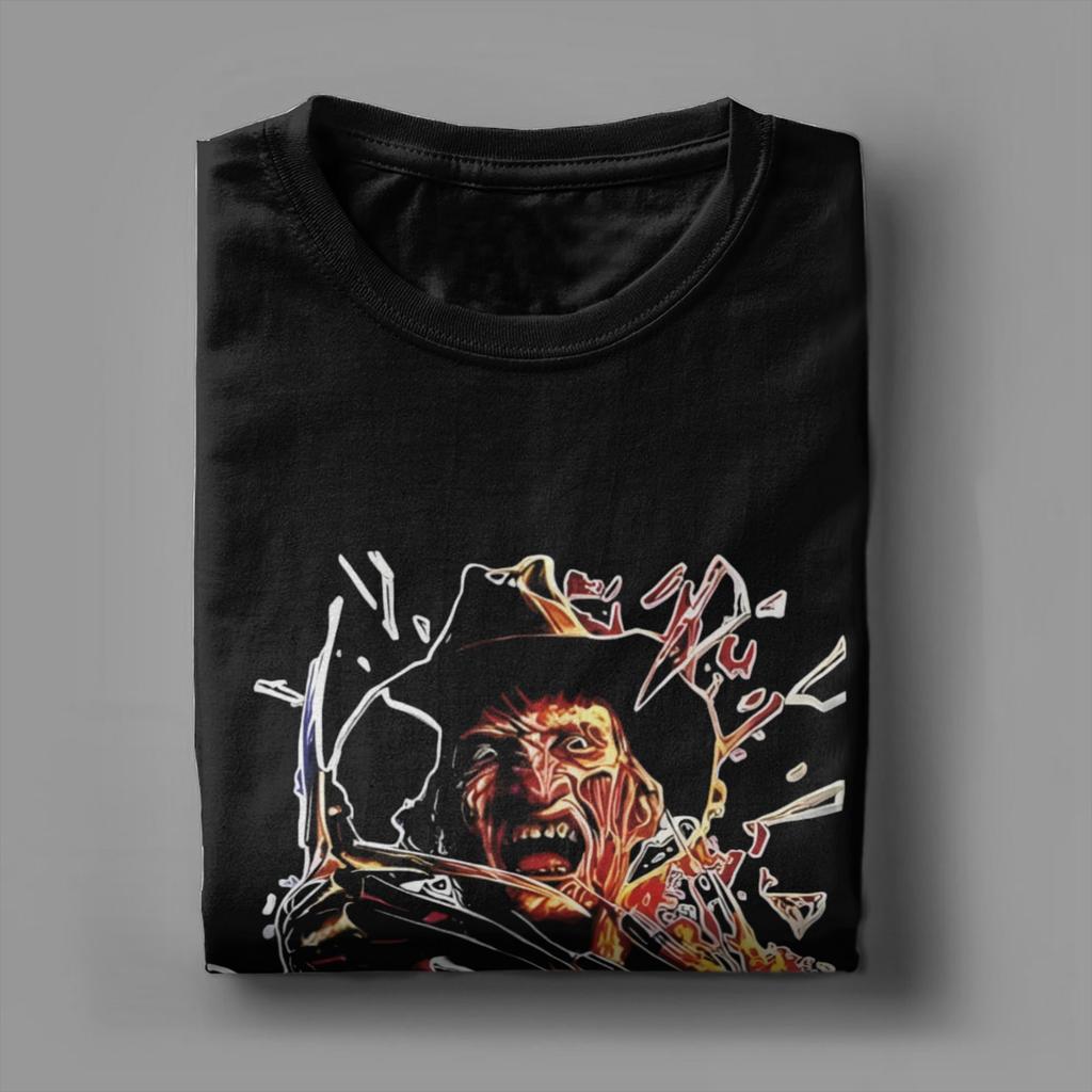 Хипстерские футболки ужасов для мужчин, хлопковые футболки с круглым вырезом, футболки с коротким рукавом, топы 6XL