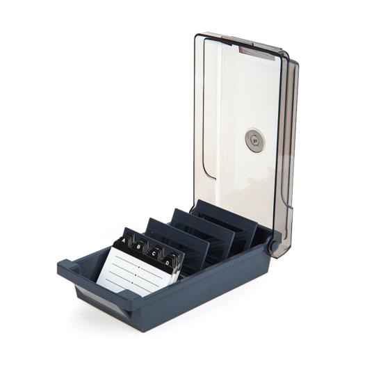 Большая емкость, 4 разделителя, держатель для визитных карточек, ящик для хранения, органайзер