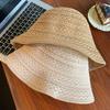 Соломенная шляпа-ведро женская летняя тонкая дышащая складная шляпа-ведро солнцезащитная шляпа от солнца
