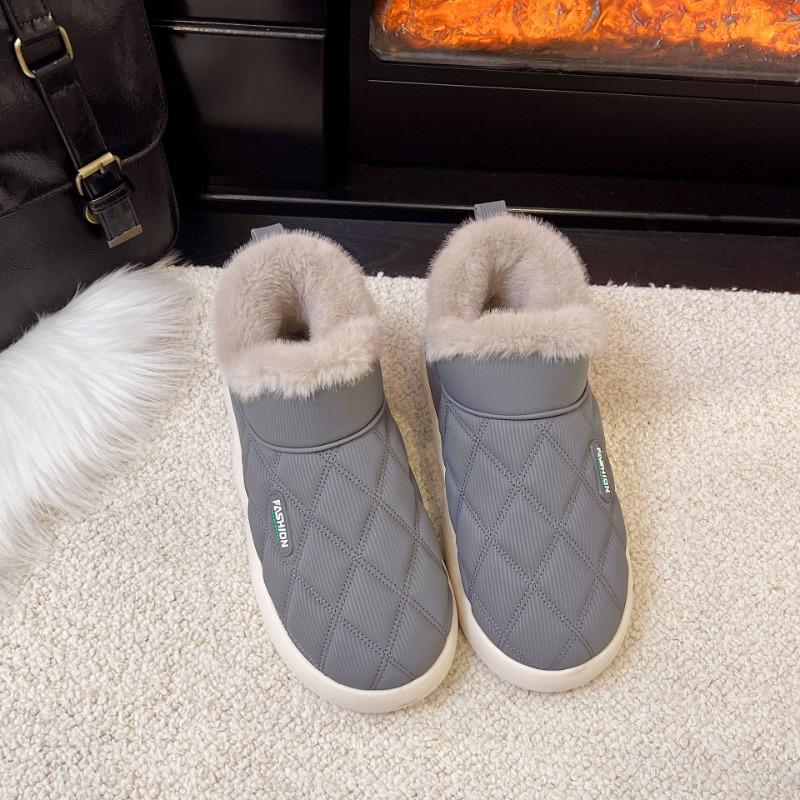 Зимние новые тапочки с каблуком-сумкой, домашние комнатные хлопковые тапочки, теплые бархатные нескользящие снегозащитные туфли на платформе, носить хлопковые туфли на улице