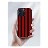 Стильный Миланский Дизайн в Полоску Чехол Capa для Телефона Для Iphone 17 Air 16 Pro Max 15 12 Pro 14 Plus 17E 16E 11 13 Mini Чехлы Fundas