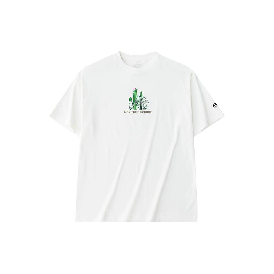 Anta Life Collection T Shirt Unisex Ivory White 172428111-2