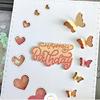 Heart Butterfly Dies Cutting Metal Scrapbooking Album Paper Cards Decorative Crafts Embossing Die
