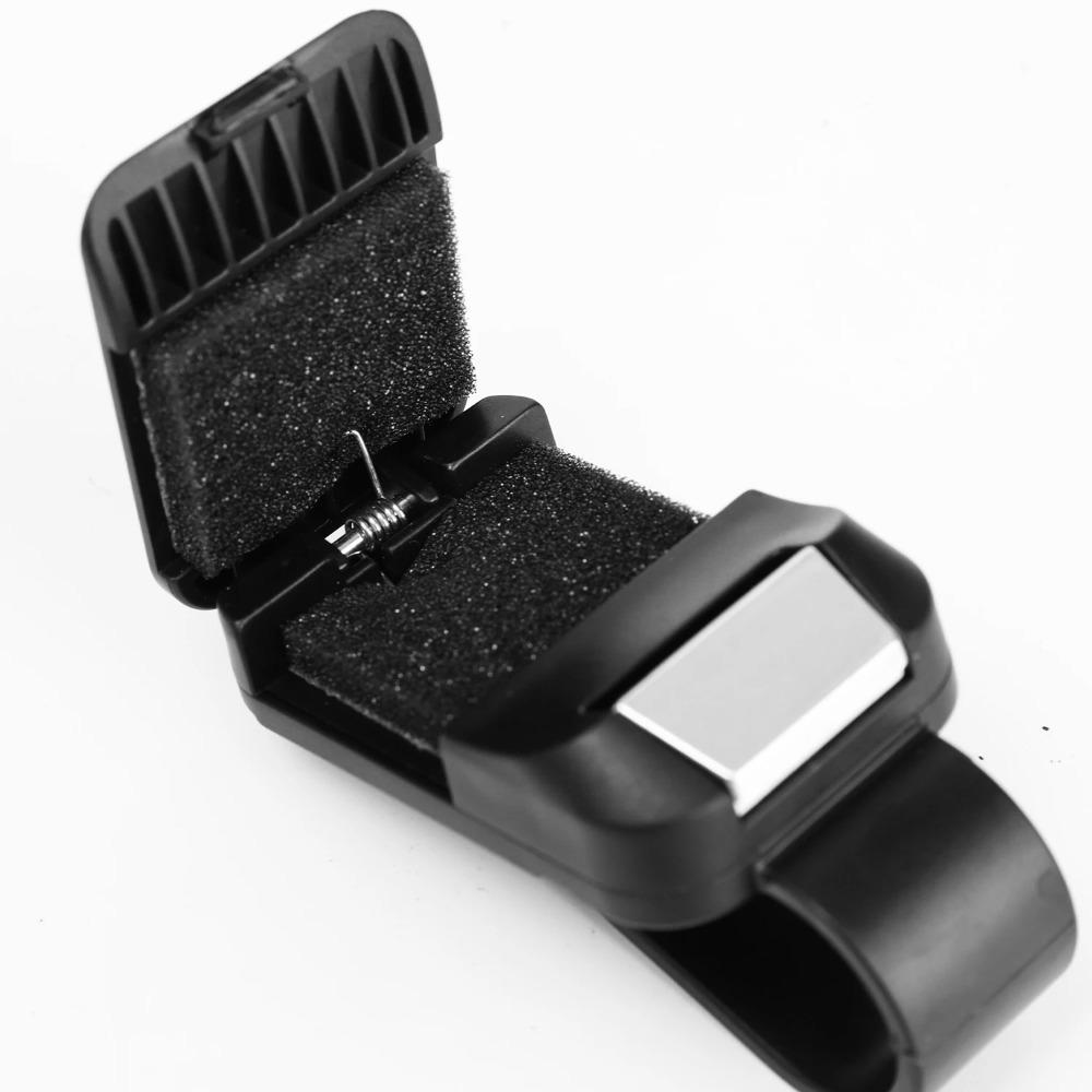 Car Sun Visor Sunglasses Holder Portable ABS Ticket Card Clamp For Car Drivers Auto Interior Storage Accessories