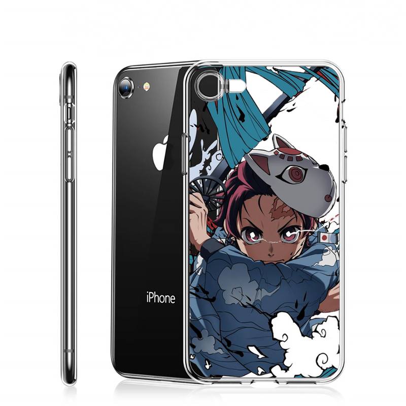Чехол для телефона Demon Slayer Blade с комиксами и открытками для iPhone 11 12 13 pro XS MAX 8 7 Plus X SE 2020 XR