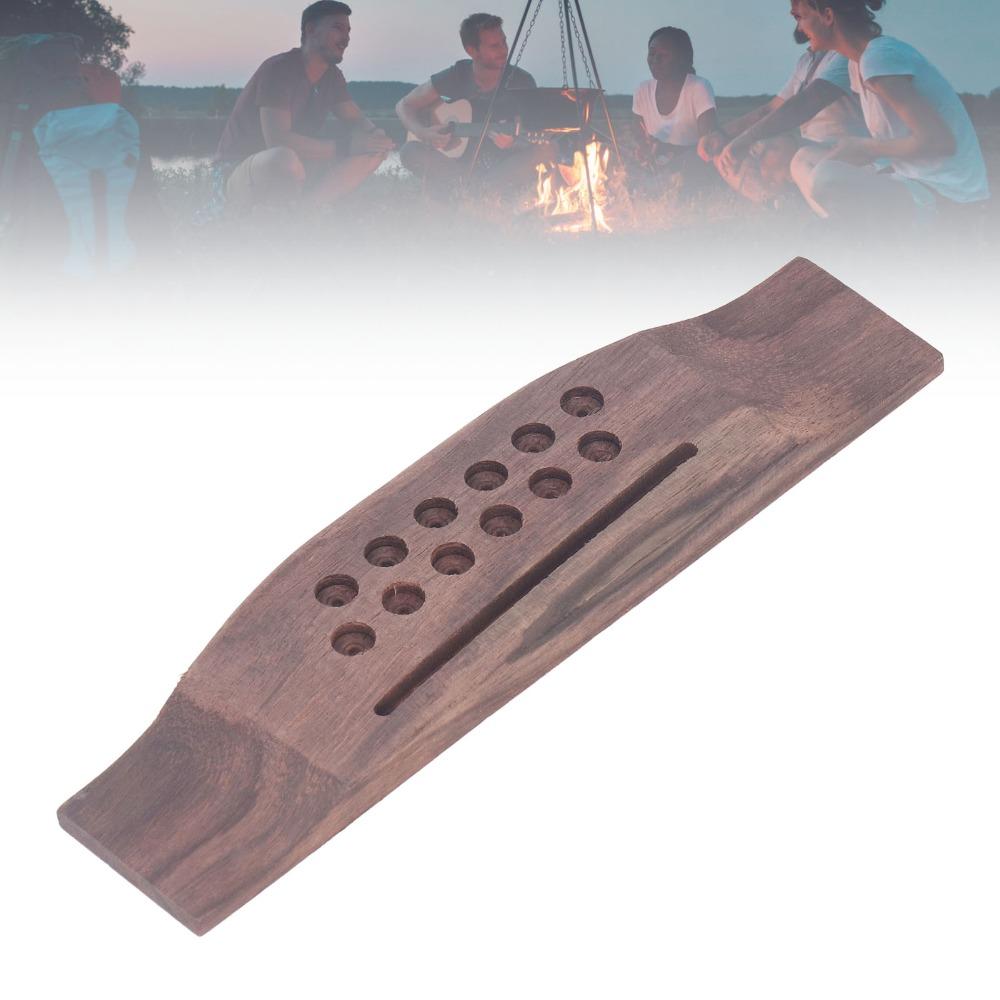 Rosewood Acoustic Guitar Bridge Wood Color Guitar Parts 12 String Acoustic Guitars