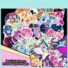 Яркий набор наклеек My Little Pony Водонепроницаемый и прочный Коллекция из 50 штук для скейтбордов и ноутбуков