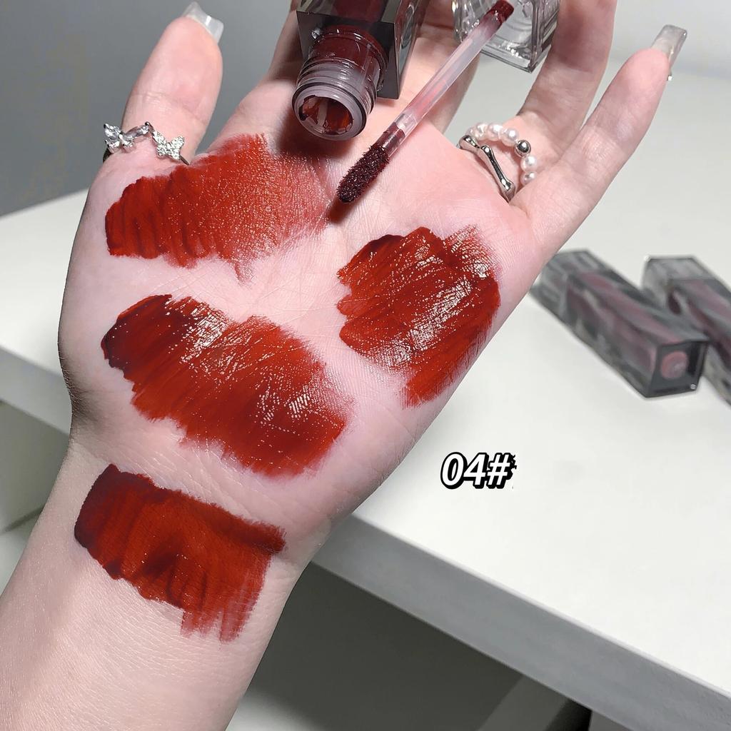 6 Colors Mirror Water Lip Gloss Moisturizer Liquid Lipstick Waterproof Long Lasting Lip Tint Lip Makeup Cosmetic