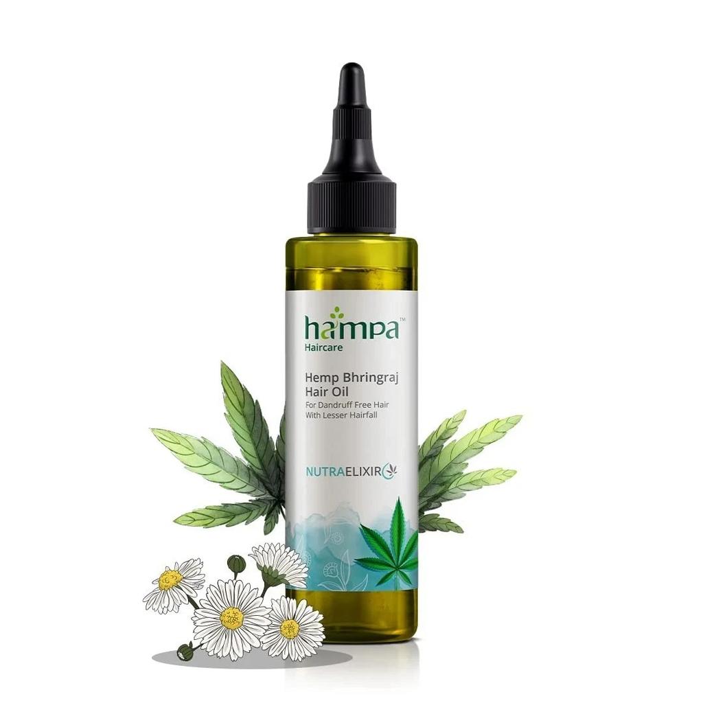 Hampa Hemp Bhringraj Hair Oil For All Hair Types 100ml