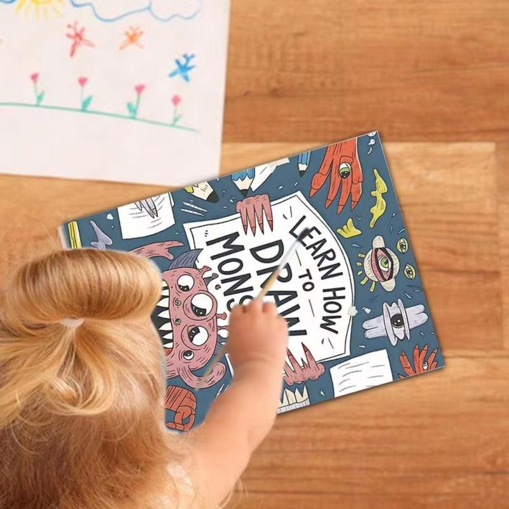 Travel Drawing Cartoon Coloring Book Enlightenment Early Education Graffiti Copy Sketch Book Stationery Doodling