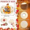 In Stock Wooden Pumpkin for Thanksgiving & Halloween Decorations and Photo Prop