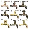 Metal Washing Machine Faucet Connector Cold Water Faucet  Outdoor Garden Wash Basin Tap