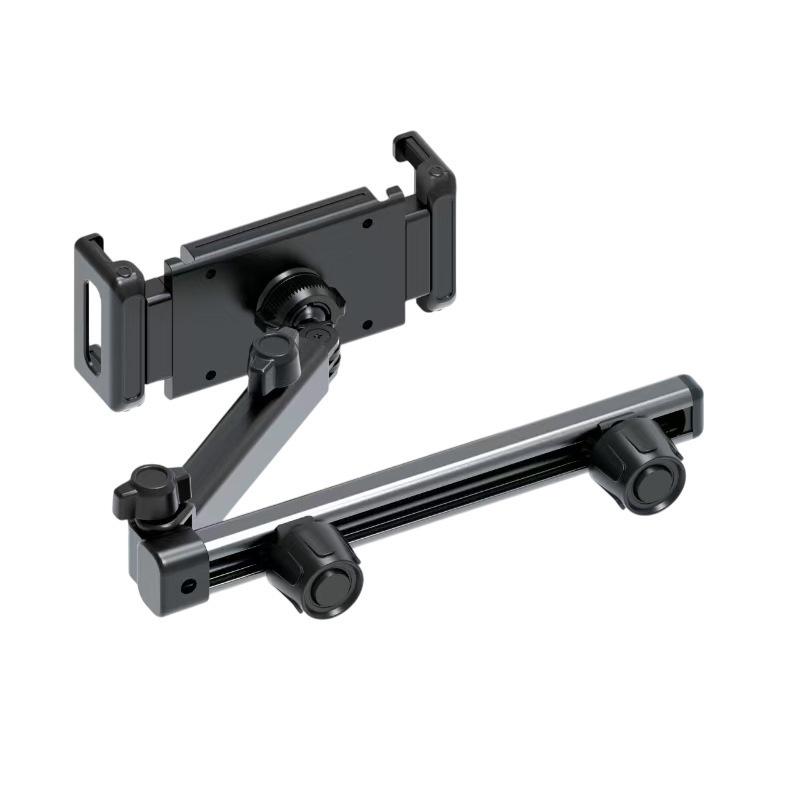 Автомобильный держатель для планшета/телефона на заднее сиденье, крепление на подголовник, выдвижной складной держатель для мобильного телефона