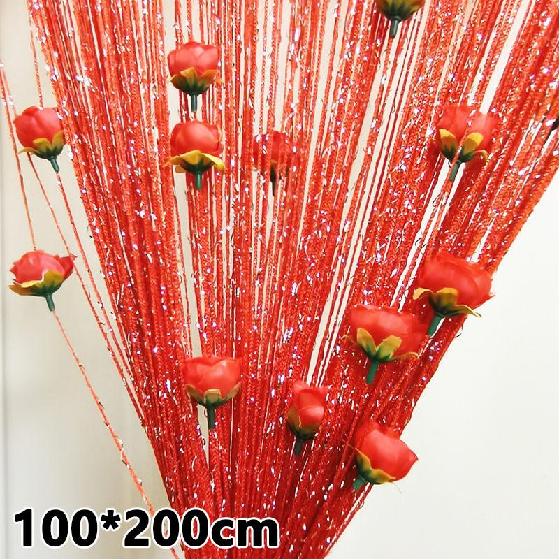 1 шт., 7 цветов, вечерние сувениры, роза, романтическая занавеска, серебряная шелковая линия, свадебные аксессуары