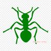 Ant Silhouette Iron On Heat Transfer Printing Vinyl Patches Sticker for Clothes DIY Appliques Washable Patches