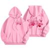 Women's Fashionable Loose-fitting Casual Long-sleeved Hooded Printed Sweatshirt