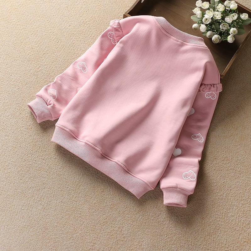 Нижнее белье для девочек, весенне-осенняя футболка с длинными рукавами для девочек-подростков, модная детская модная верхняя одежда с героями мультфильмов, футболки, топы