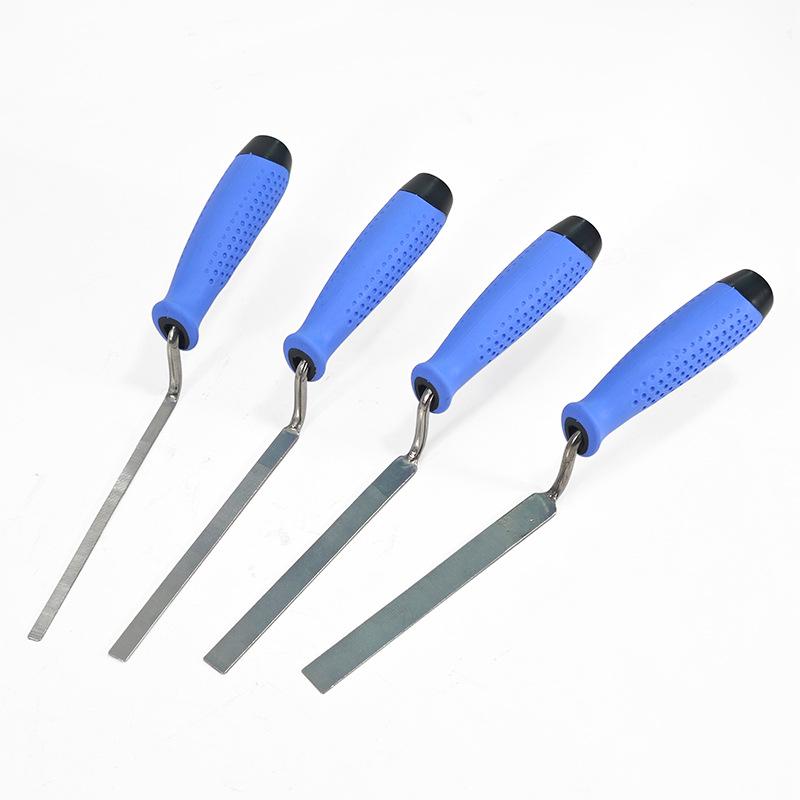 Конструктор из 7 деталей: Заполнение швов плитки и двухсторонние ножи для затирки кирпича для заделки швов.