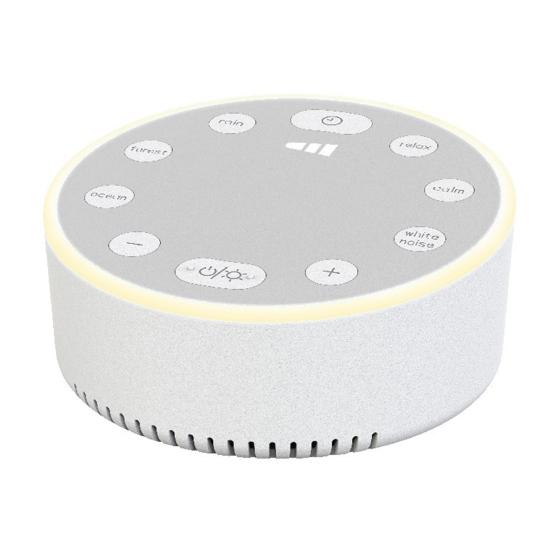 Звуковая машина с белым шумом Регулируемая громкость Функция памяти Несколько звуковых эффектов для сна Компактный размер Портативный генератор белого шума Устройство для помощи во сне