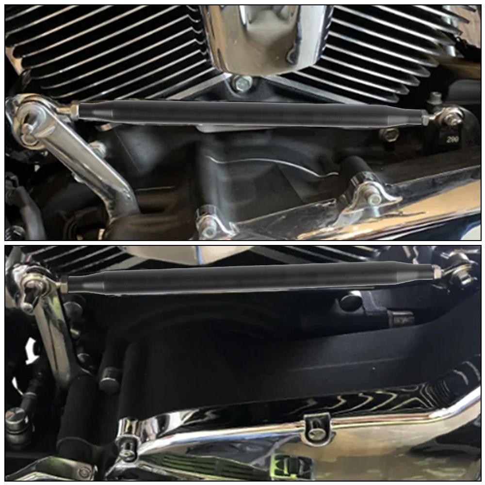 Мотоциклетный рычаг переключения передач, рычаг переключения передач с ЧПУ, алюминиевый черный рычаг переключения передач Fatboy