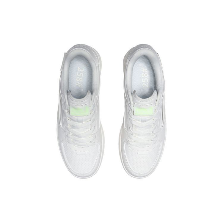 Li-Ning Versatile Strategy Simple Versatile Non-Slip Wear-Resistant Low-Top Skate Shoes Men Sneakers White AGCQ307-5