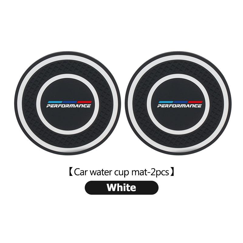 For BMW 2pcs Car Silicone Coaster Water Cup Anti-slip Pad Accessories 1 3 5 Series X1 X3 X4 X5 X7 G20 G38 F20 F39 F48 E46