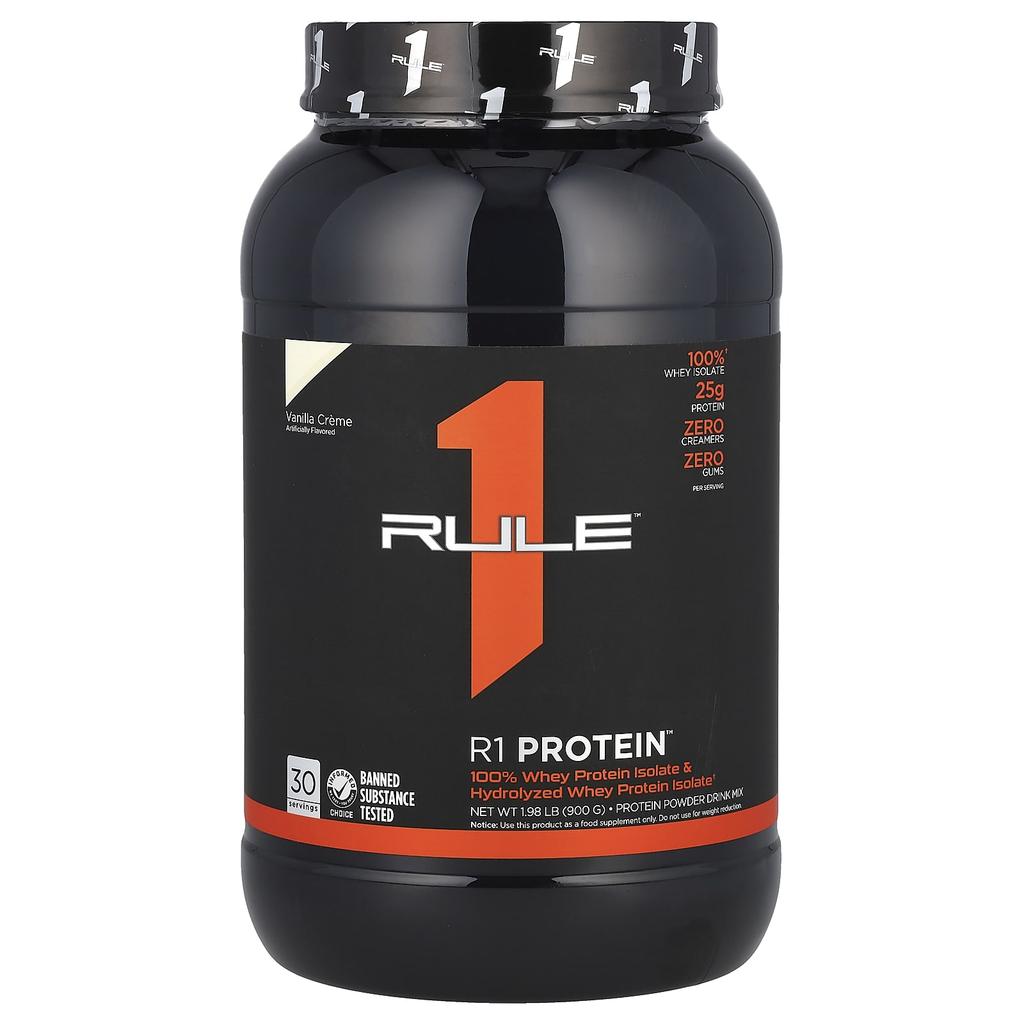 Rule One Proteins R1 Protein Powder Drink Mix, Vanilla Cream, 1.98 Lb (900 G)