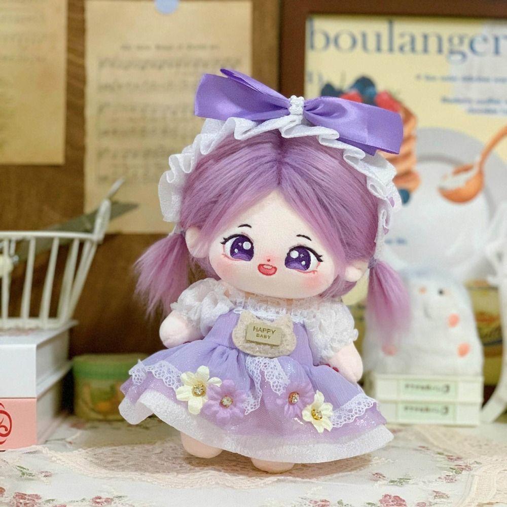 With Cartoon Headband Accessories Doll Lovely Clothes For 20cm Cotton Doll/EXO Idol Dolls