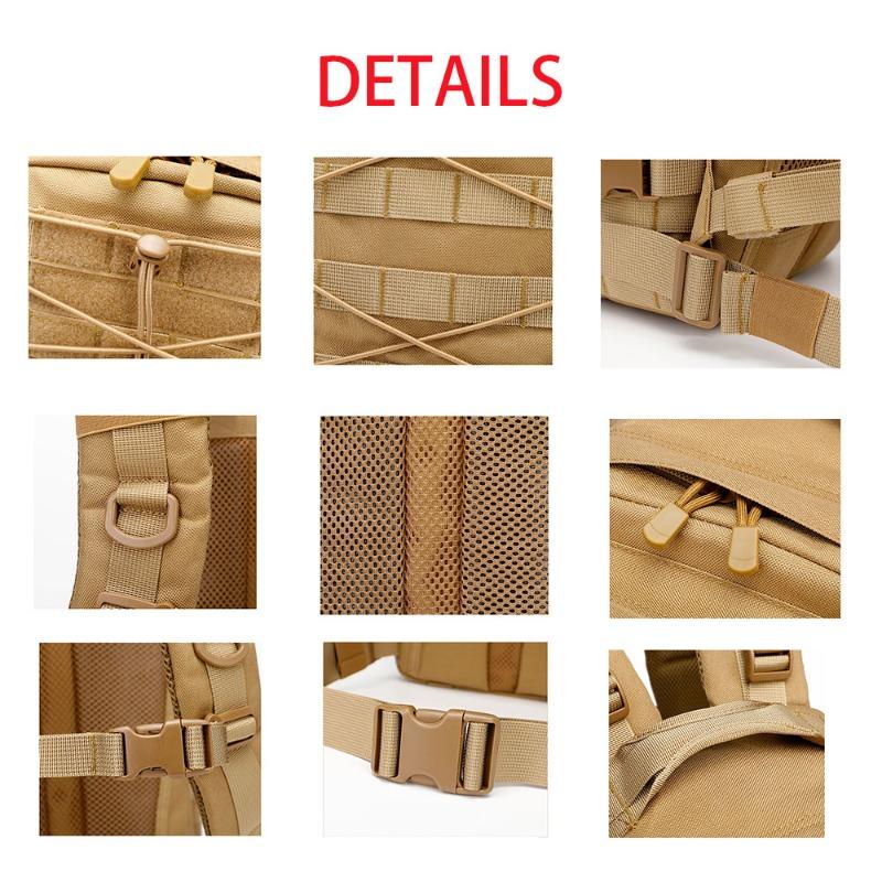 Большая вместимость рюкзак для спорта на открытом воздухе, тактический рюкзак для путешествий, походов, рыбалки