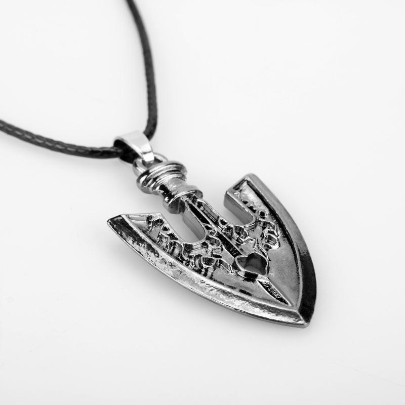 Jojos Bizarre Adventure Necklace Men Arrow Killer Queen Cosplay Keychain