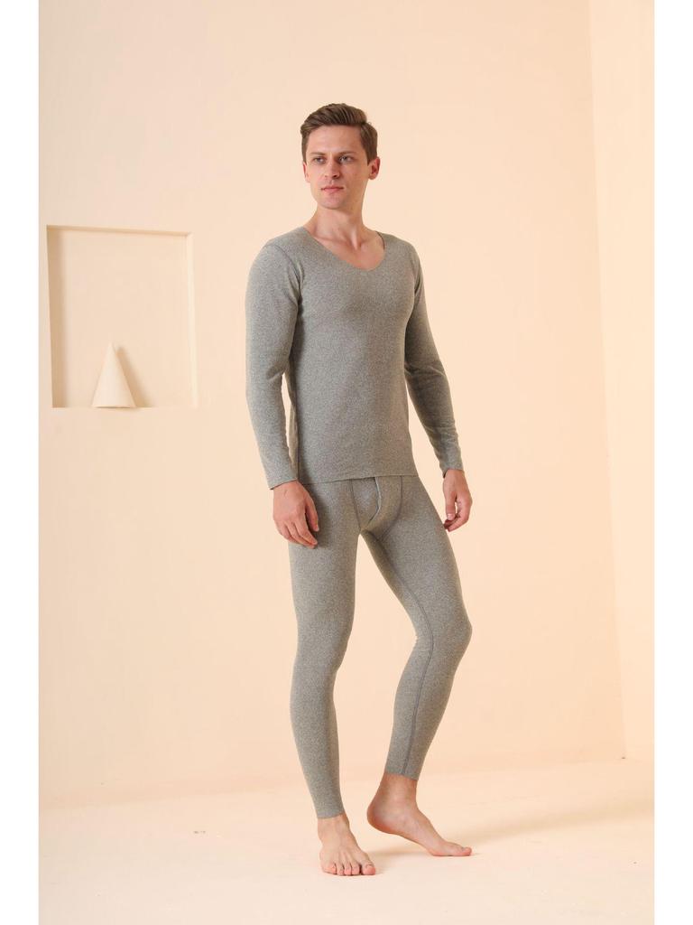 Мужской термобелье и пижама из немецкого бархата - осенне-зимняя рубашка и брюки, плюс толщина бархата