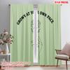 2pcs 2D Flat Printing Curtains Grow Own Pace Flower Fabric Without Electricity 0 Use for Photo Booth Props