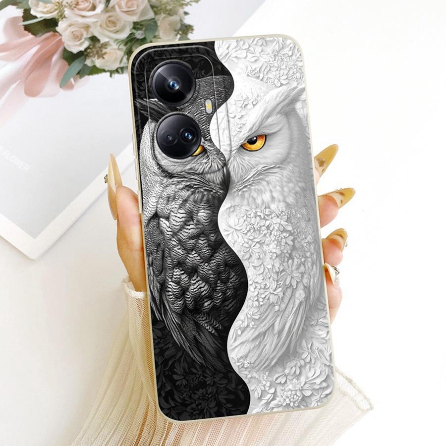 Чехол для Realme 10 Pro 10Pro+ Чехол Мультяшный Кролик Силиконовый Мягкий Задний Чехол Для Realme10 Pro Plus Чехол для Телефона Защитный Корпус