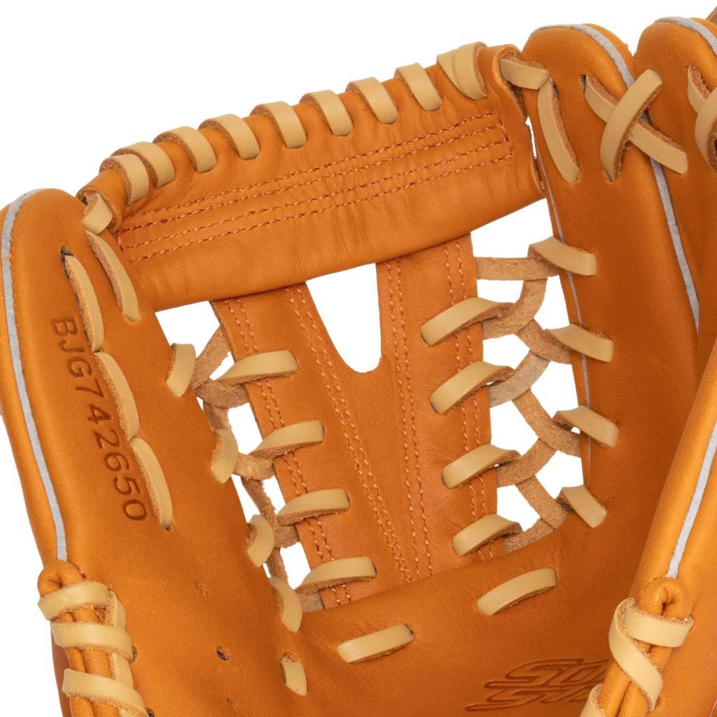 ZETT Baseball Softball Limited for Boys and ZETT Baseball Swallow Sports Soft Brown x Pastel Glove, Glove, All-Around, Edition, Juniors, Children's,