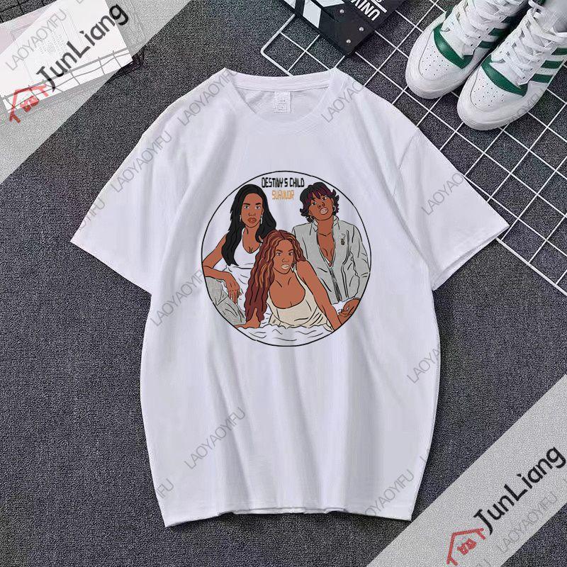 Destinys Child TShirt graphics clothes summer tops shirts for men Fashionable casual relaxed streetwear for both men and women